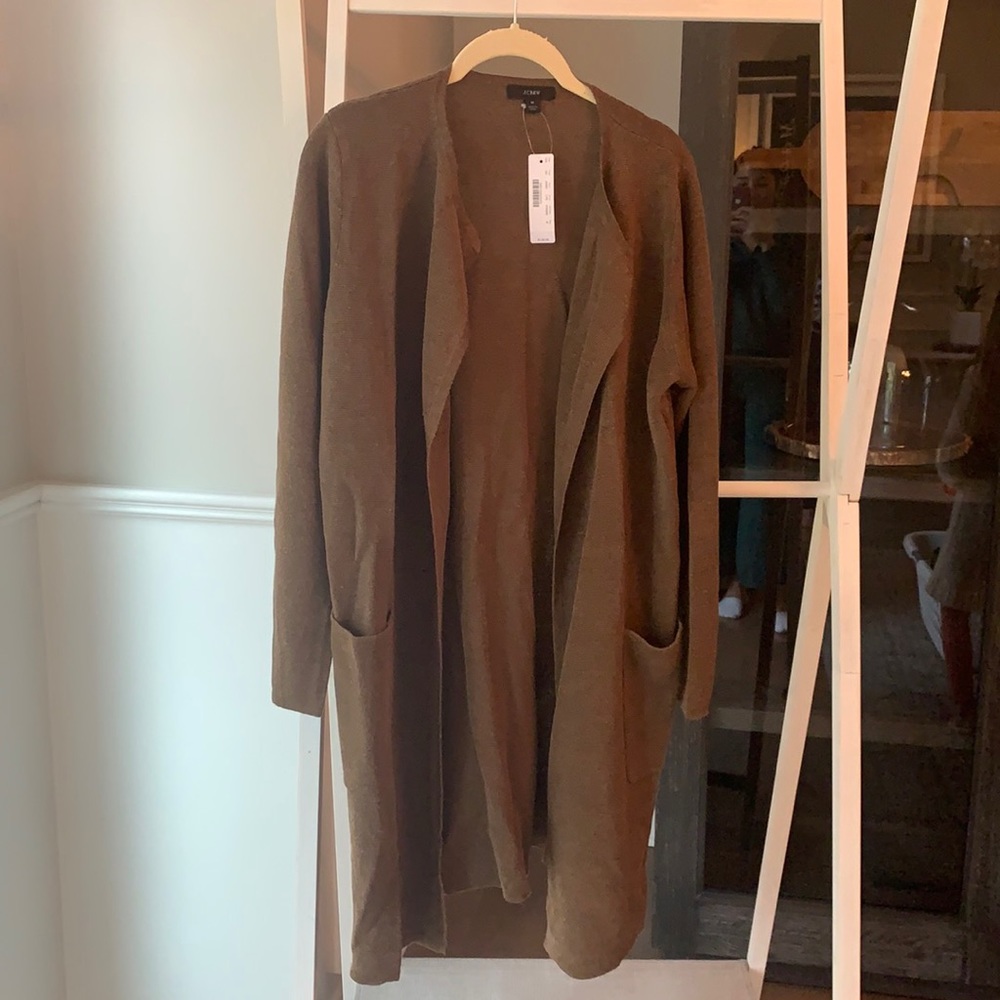 Brown cardigan